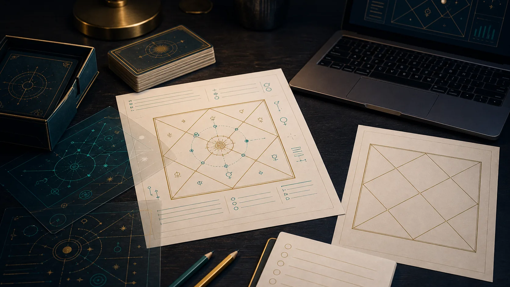 Teacher-led Vedic astrology study and guided chart practice